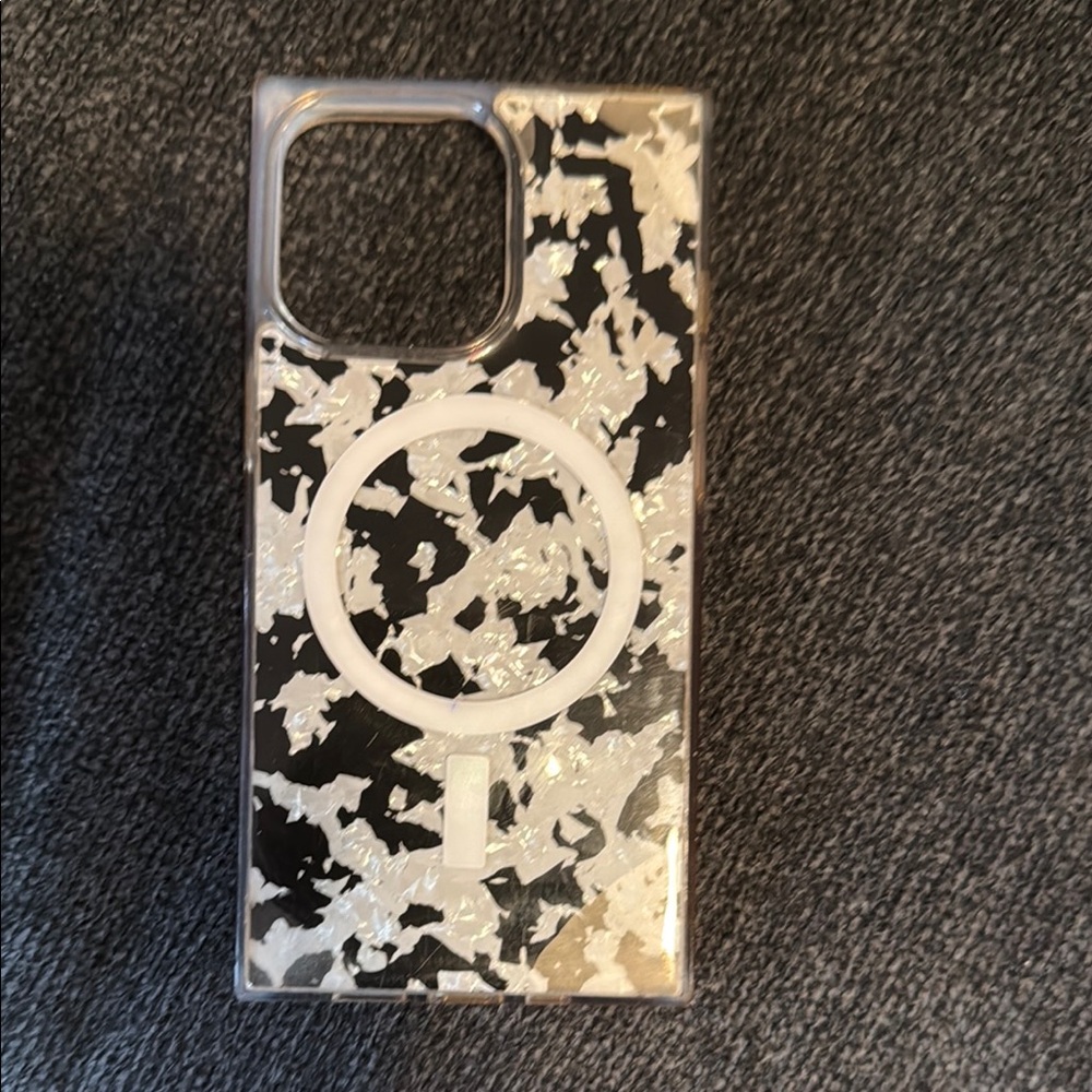 Flaunt Stylish Black and White Phone Case